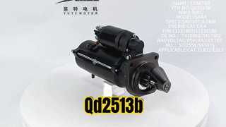 New Starter Motor Qd2513b 24V 10t 4.0kw for Cat C4.4 T410862 3417601