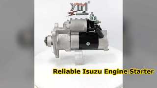 Isuzu 4JB1 Engine Starter Motor 24V 11T Replacement